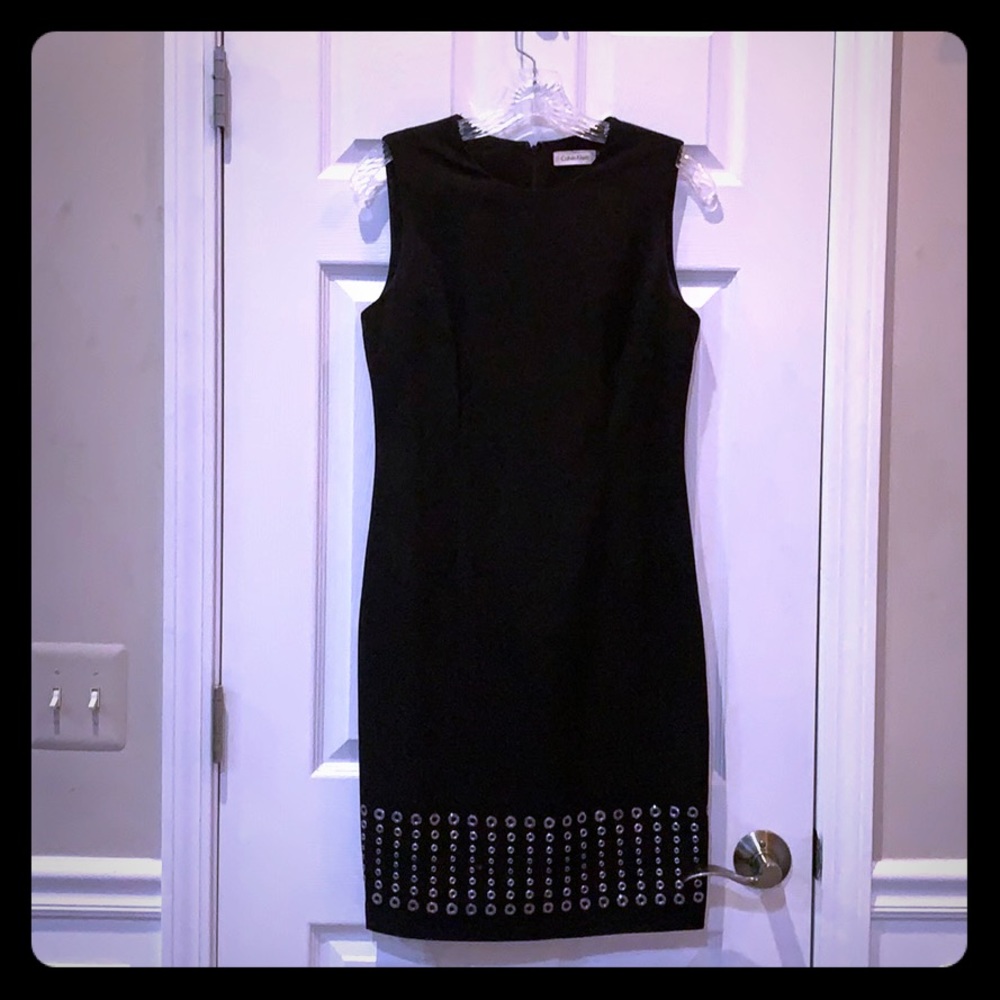 Calvin Klein A-Line Sleeveless Dress
